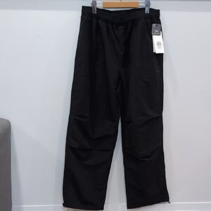 CORY VINES | Men's Black Tech Series Adjustable Drawstring Hem Leisure Pants